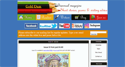Desktop Screenshot of golddustmagazine.co.uk